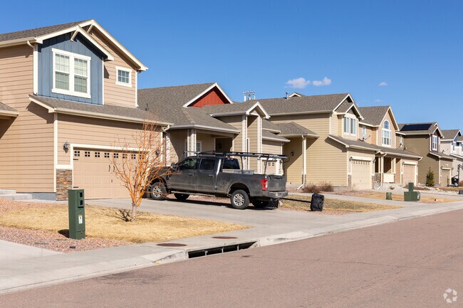 Just southwest of Peyton there are new neighborhoods being built in nearby Falcon.