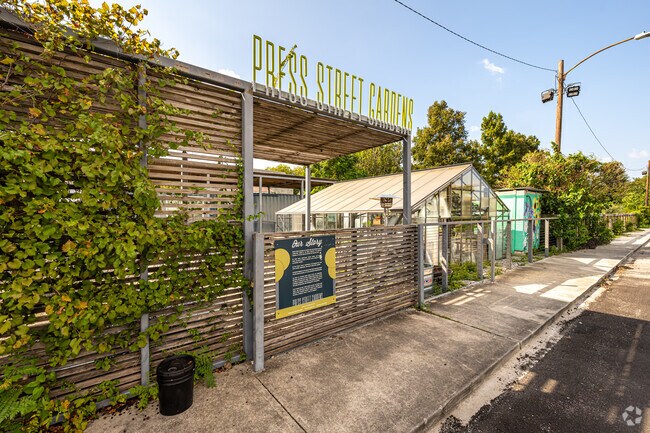 Press Street Gardens is an urban farm and outdoor learning lab in the Bywater.