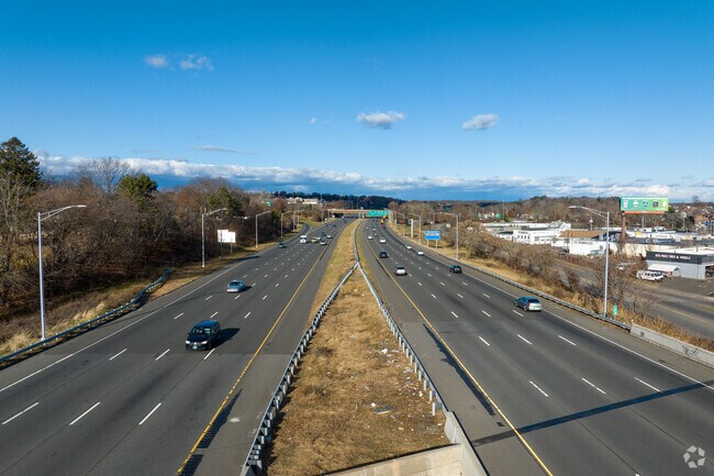 Interstate 95 is close to Long Hill when you take a road trip.