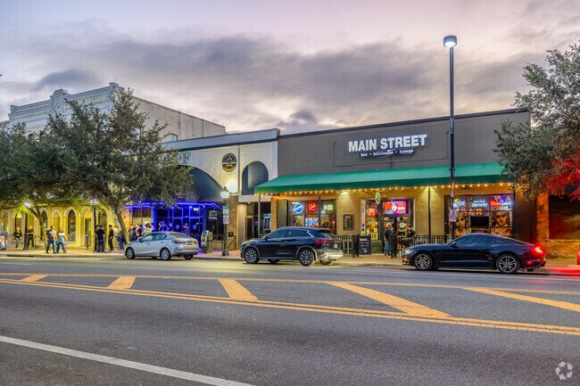 Looking for nightlife, head downtown to play billiards and have a cold beer.