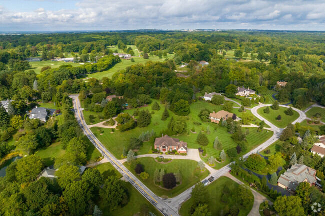 Moreland Hills is only 22 miles from Cleveland.