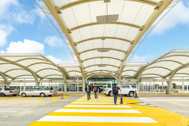 Tulsa International Airport is just a few short highway miles away from Rosewood neighborhood.