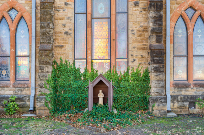 St. Mary Queen of Peace and St. John’s Church are Brownwood landmarks.