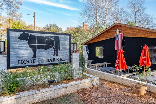 York is supportive of the many small locally owned business like the popular Hoof & Barrel.