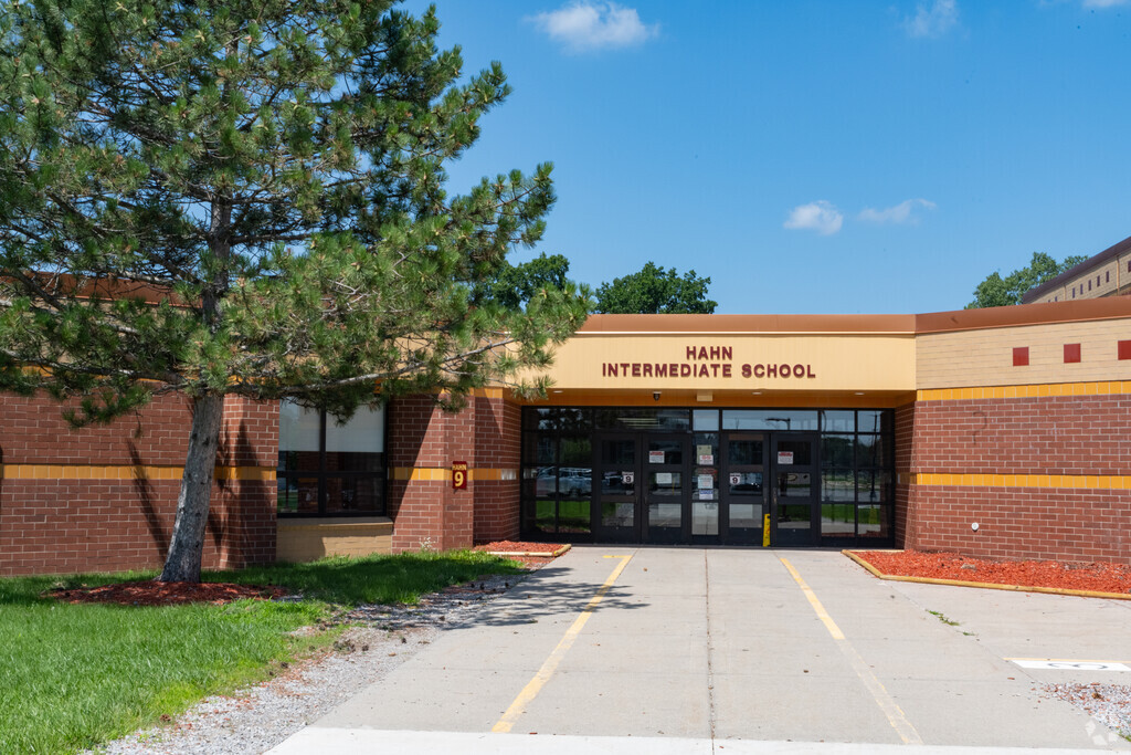 Hahn Intermediate School building in Davison.