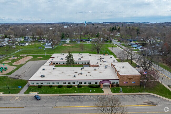 North Elementary School holds a  
 C+ academic rating on Niche.