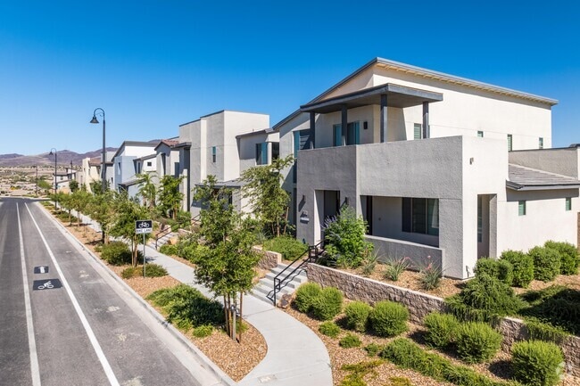 Single family, two-story homes are commonplace in Inspirada.