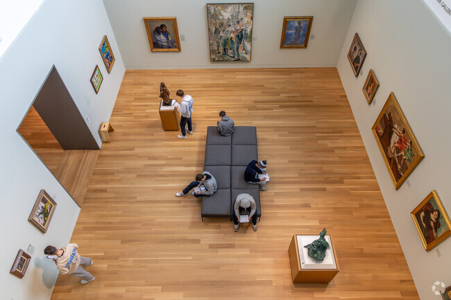 The Palmer Art Museum is a great place to spend a rainy day in Greentree.