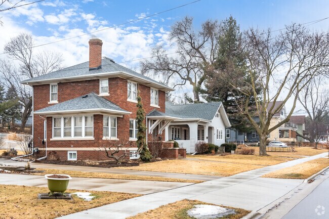 Old Village has a mixture of both one and two story homes.