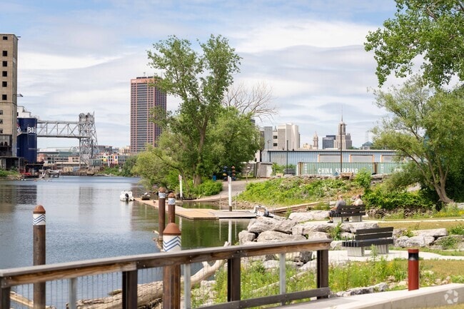 Fishing and boat launches are available near Father Conway Park in Buffalo.