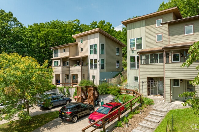 Condominiums are a popular housing style found throughout Ithaca.