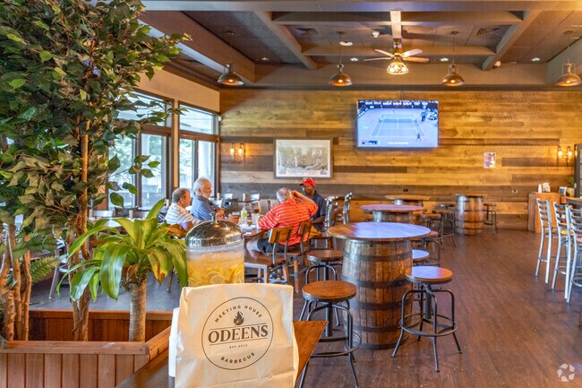 Odeen's is an amazing BBQ restaurant located in the clubhouse of Oak Hills Golf Club.