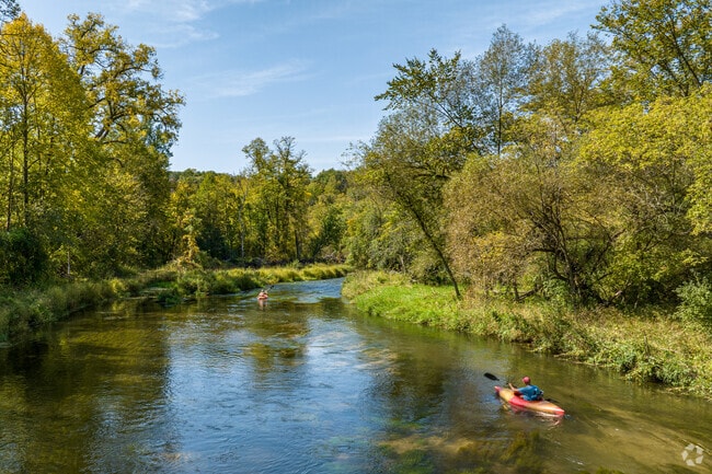 Kayaking down the Kinni is a common pastime for residents of Kinnickinnic.