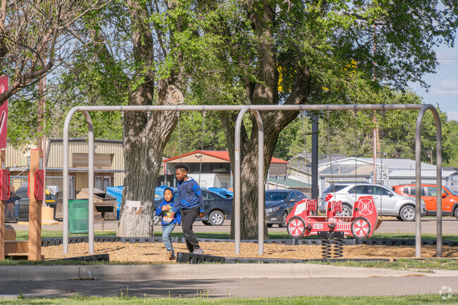 Whigham Park in Perryton offers a great playset for kids always.