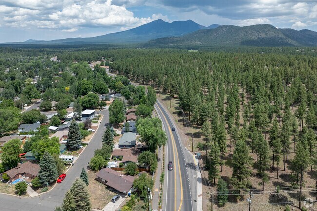 Coconino Estates is a quiet neighborhood with great views of the San Francisco Peaks.