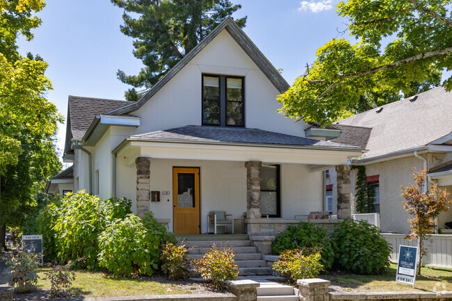 This is a newly renovated Craftsman style home in the Elm Heights neighborhood.