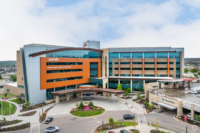 UCHealth Highlands Ranch Hospital, located just a short drive from Westridge, offers a comprehensive range of medical services—including a Level III trauma center, advanced cardiac care, and a two-story cancer center.