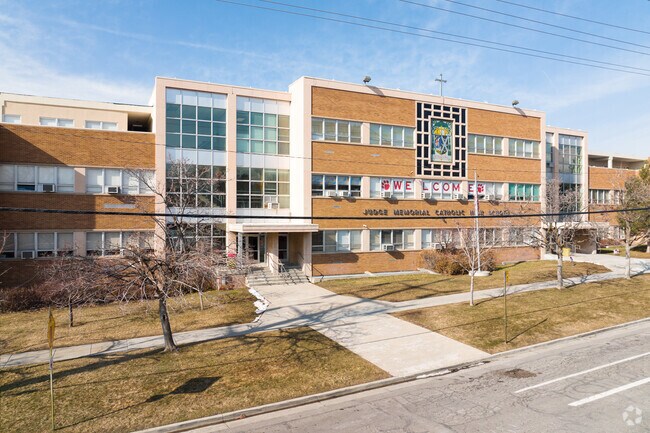 Judge Memorial Catholic High School serves graders 9-12 in the East Central neighborhood.