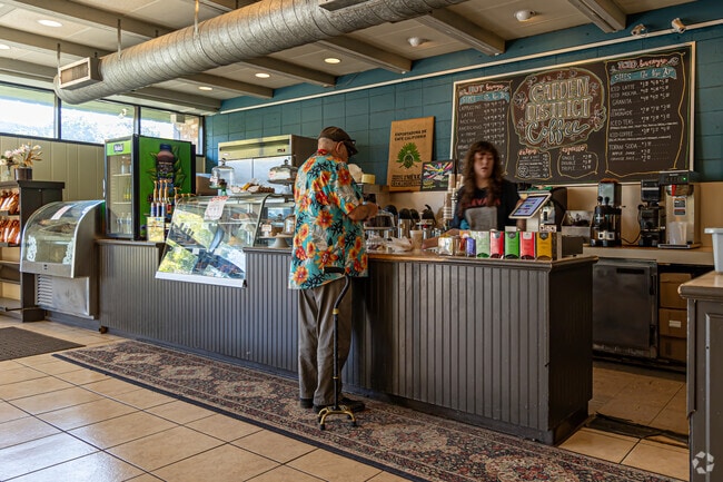 Garden District Coffee serves tea as well as coffee.