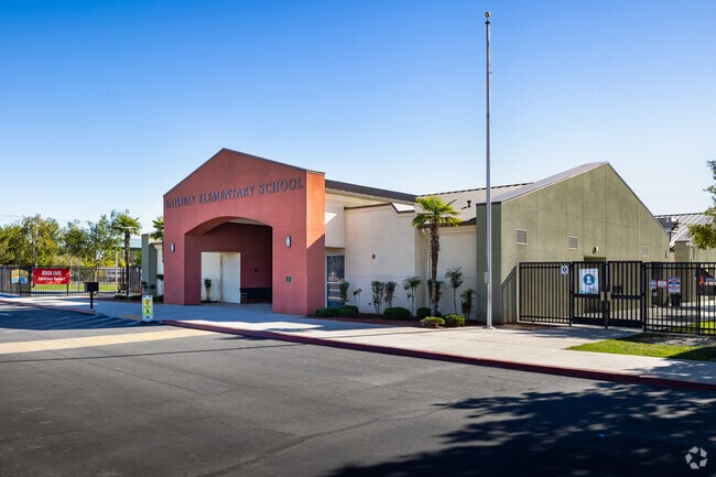 Parents can drop their kids off safely at Railway Elementary School in Perris.