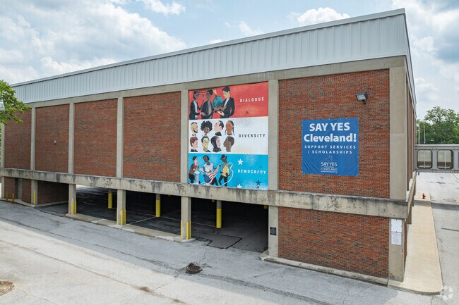 Collinwood High School has ample parking for students can faculty.