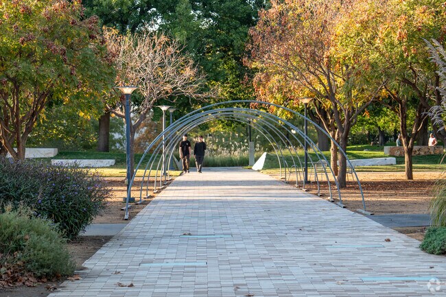 Visit the Myriad Botanical Gardens near Spencer.