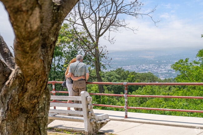 The Reading Pagoda in Mount Penn Preserve is a wonderful place to admire breathtaking views.