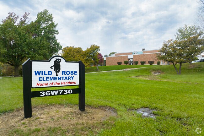 Wild Rose Elementary School provides a proper education for Novak Park students.