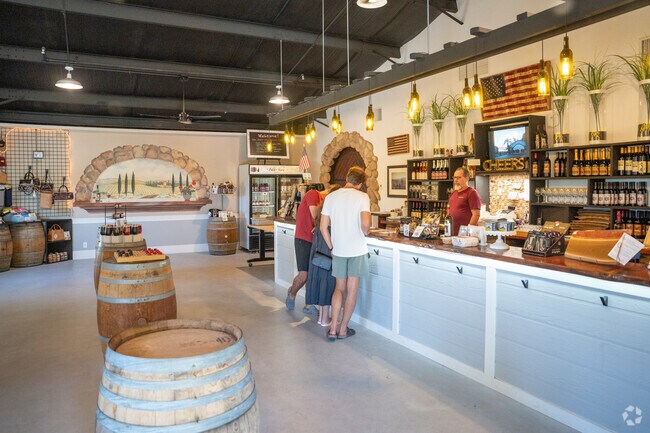 Belle Marie Winery in Escondido serves many visitors a day for wine tastings.