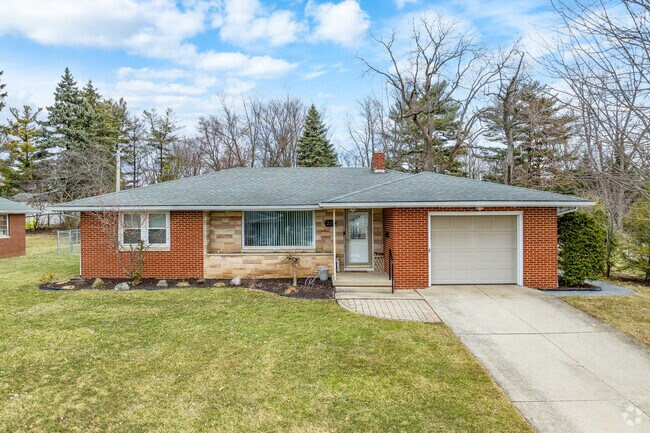 Ranch style homes are very popular in Bellefontaine, Ohio.