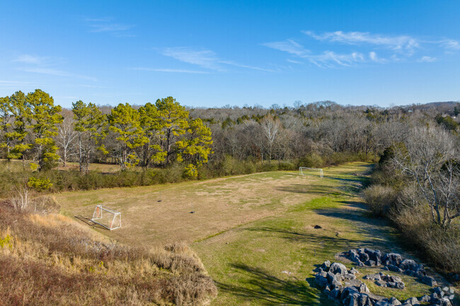 Agathos Classical School has a soccer field for outdoor activities in Columbia.