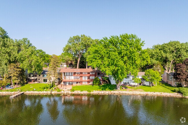 Lake homes can be found on the shores of Robbinsdale's two lakes.