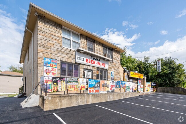 People can get their beer and spirits at one of the nearby corner stores.