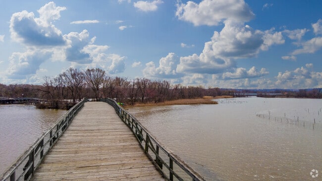 Kingman and Heritage Islands Park has beautiful walking paths.