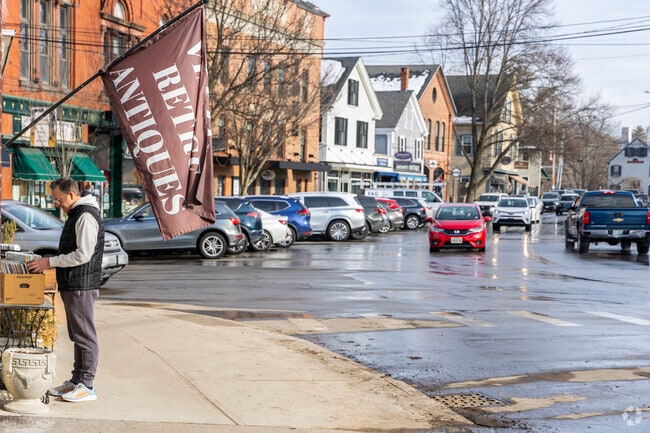 Bustling yet charming, Exeter's downtown is a blend of historic storefronts and lively local culture.