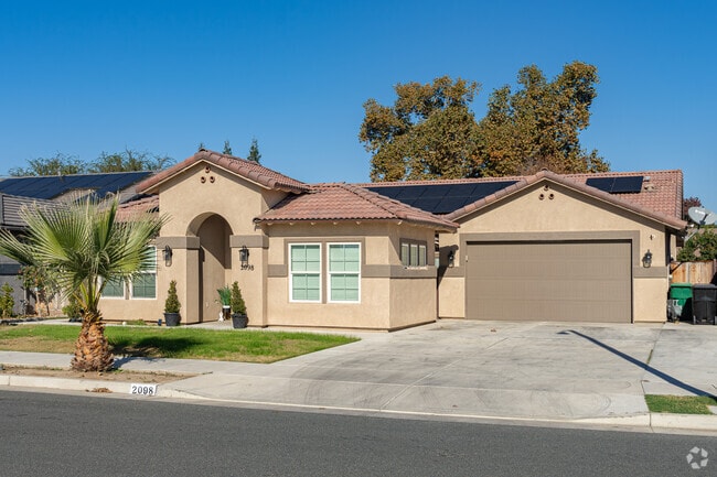 Some of the homes in Southwest Porterville have Spanish style inspired tile roofs.