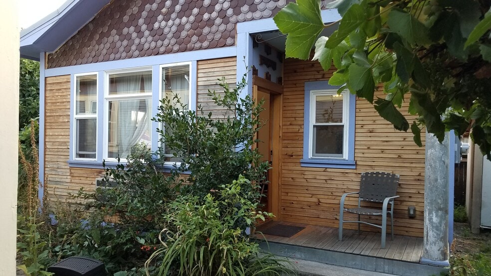 Main entrance & front window