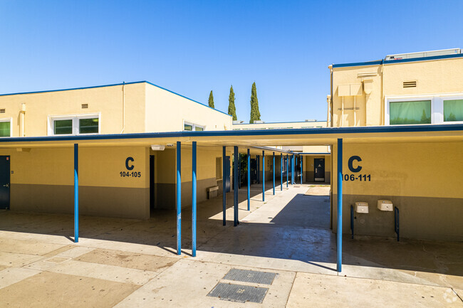 Classrooms at Willow Glen Middle School.