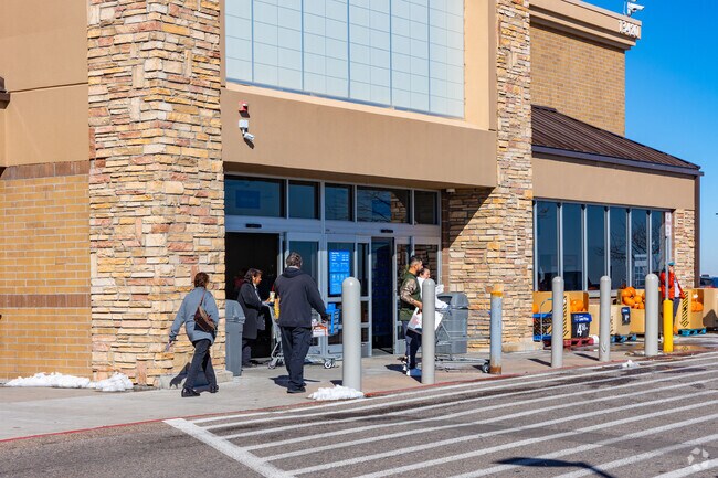 Stop at the Walmart Supercenter just south of Alkire Acres for all your grocery needs.