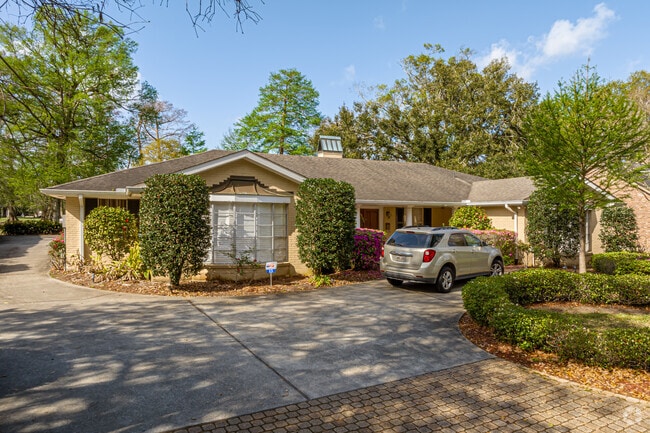 A ranch-style house is a popular and modest option in the Timberlane neighborhood.