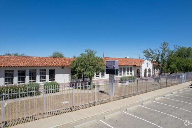 Mission View Elementary School is gated and secured.