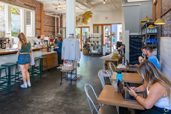 Scout Coffee in Downtown San Luis Obispo is a popular hangout for Cal Poly students.