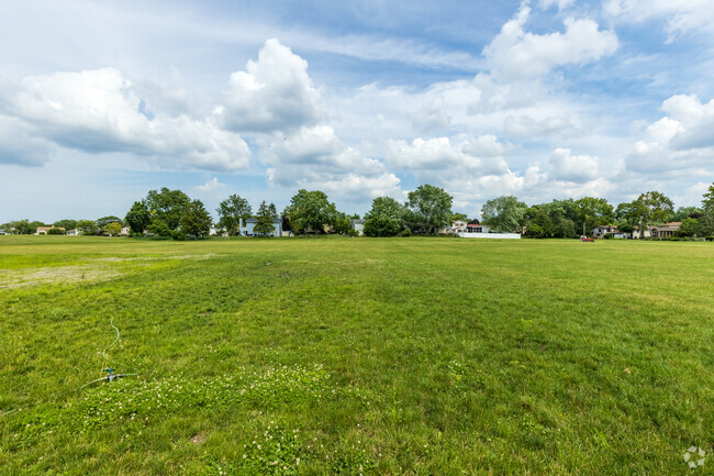 The school ground include a large open field for all kinds of outdoor games.