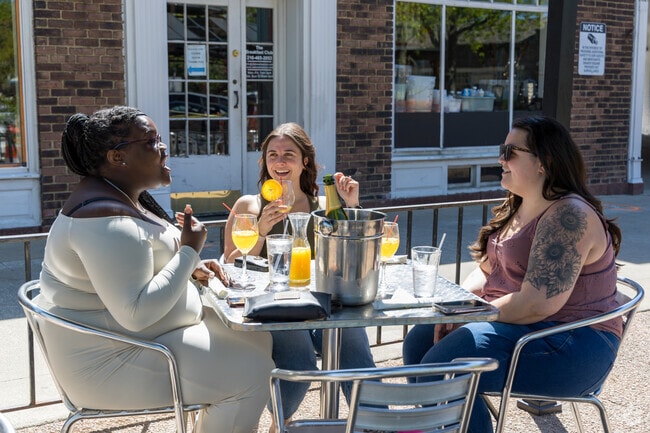 Shaker Square, in Buckeye-Shaker, has multiple outdoor dining options.