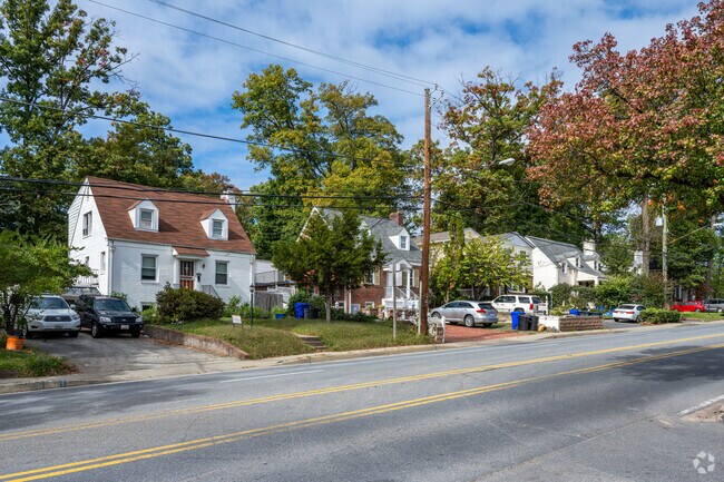 Rows of mid-century Cape Cod homes are great for small families living in Silver Spring Park.