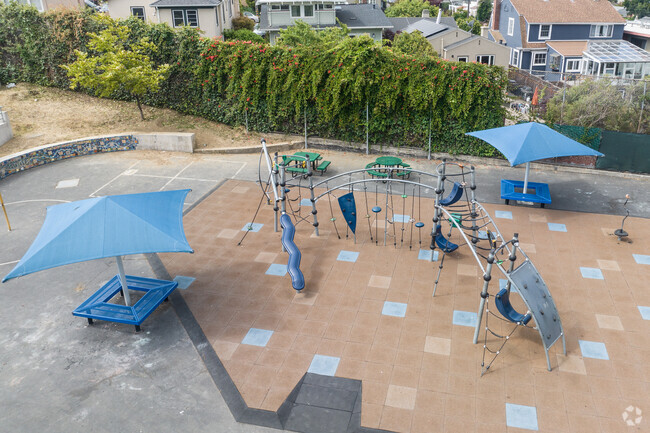 Glenview Elementary School has a new play structure for the kids.