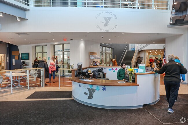 Residents enjoy using the gym facilities at the new YMCA in Gloucester.