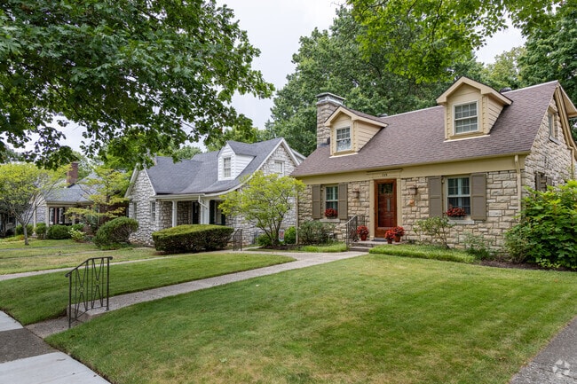 Streets in Chevy Chase are lined with Cape Cod style homes.