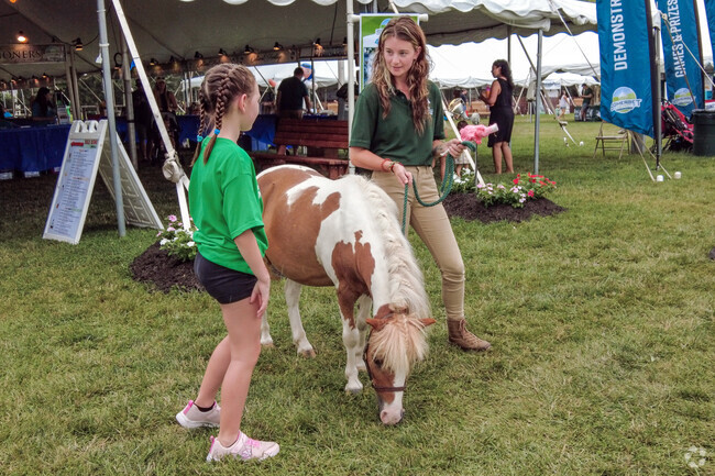 Pet the animals at The 4H County Fair minutes from Branchburg Township.