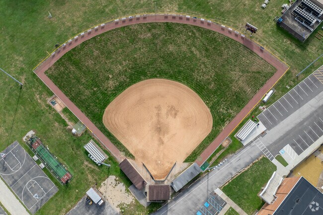 John Marshall High School has a baseball field for the sports teams to play and practice.